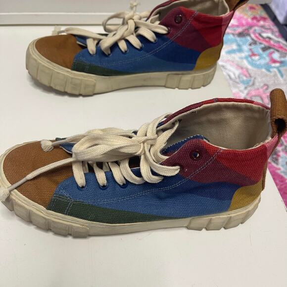 Farm Rio Platform Sneaker Rainbow Sun Unisex Men SIZE 7,5 Wmns 9.5 EU 40 shoes - Picture 13 of 16